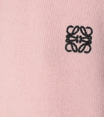 Shop Loewe Wool Sweater In Pink