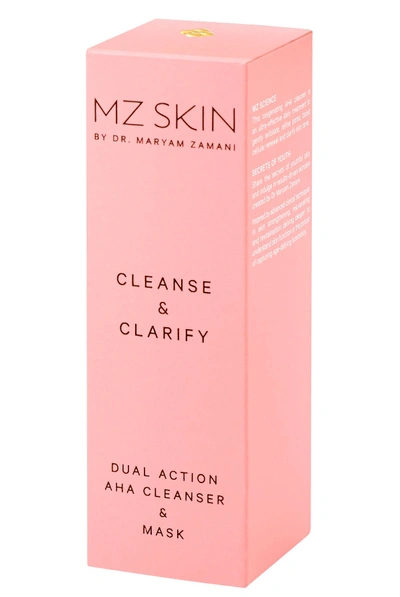 Shop Mz Skin Cleanse & Clarify Dual Action Aha Cleanser & Mask
