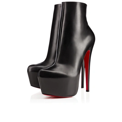 Christian Louboutin Daf Booty 160 Black Leather - Women Shoes -