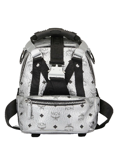 Shop Mcm Metallic Printed Backpack In Multi