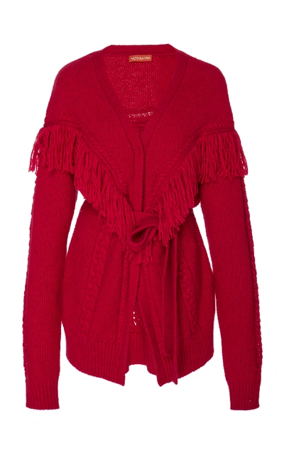 Shop Altuzarra Trailblazer Knit Cardigan In Pink