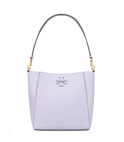 Shop Tory Burch Mcgraw Hobo In Pale Violet