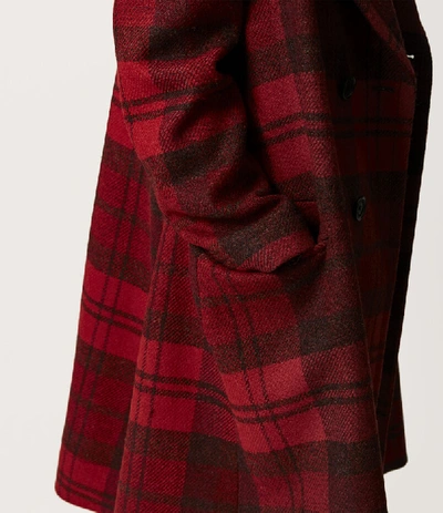 Shop Vivienne Westwood Princess Coat Red Tartan