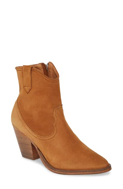 Shop Allsaints Rolene Western Boot In Tan