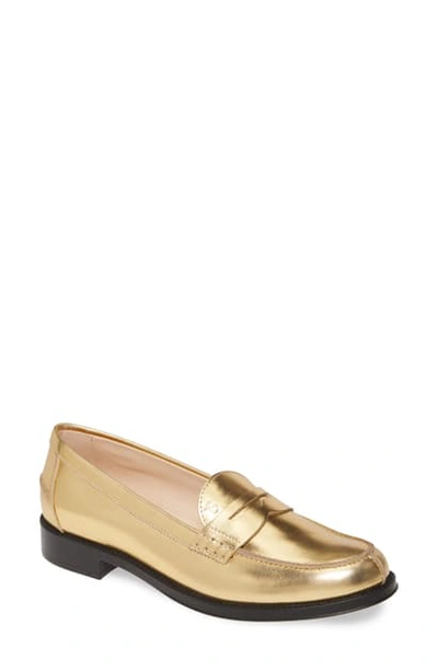 Shop Tod's Penny Loafer In Yellow