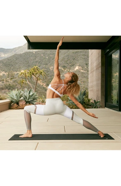 Shop Alo Yoga Sunny Strappy Yoga Bra In Highlighter Glossy