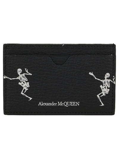 Shop Alexander Mcqueen Card Holder In Black Off White
