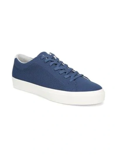 Shop Vince Farrell Lace-up Sneakers In Royal Blue
