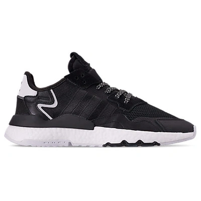 Shop Adidas Originals Adidas Men's Originals Nite Jogger Casual Shoes In Black