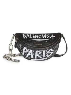 balenciaga belt bag graffiti