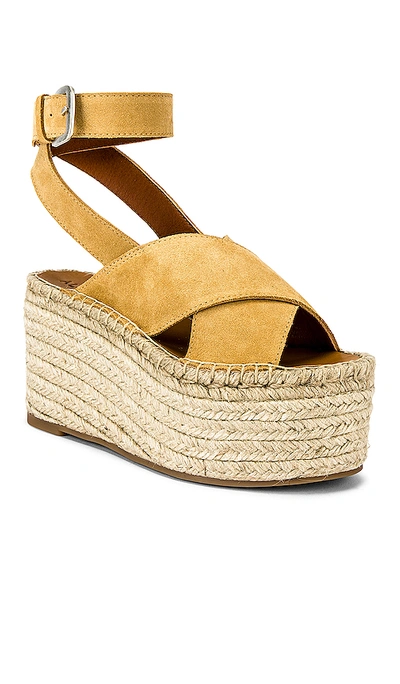 Shop Alohas Vegas Wedge In Gold