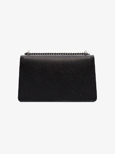 Shop Gucci Black Dionysus Small Leather Shoulder Bag In 101 - Black