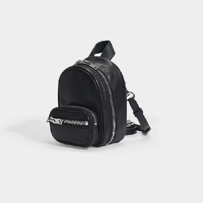 Shop Alexander Wang Attica Soft Mini Backpack Xbody In Black Lamp Nappa Leather