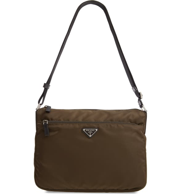 prada large nylon crossbody bag