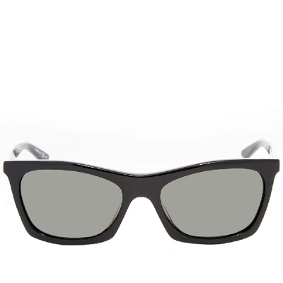 Shop Balenciaga Verso Sunglasses In Black