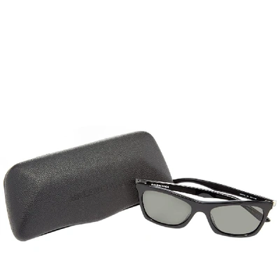 Shop Balenciaga Verso Sunglasses In Black