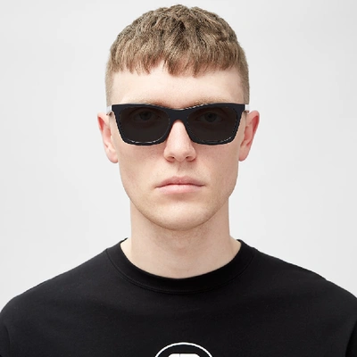 Shop Balenciaga Verso Sunglasses In Black