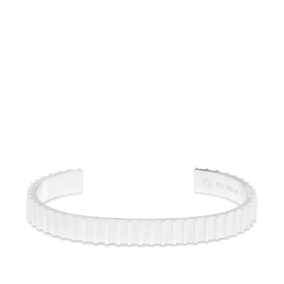 Shop All Blues Construction Site Track Bracelet In Silver