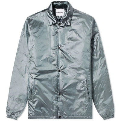 Mki Padded Nylon Coach Jacket In Grey | ModeSens