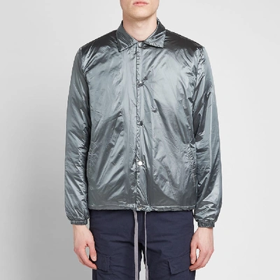 Mki Padded Nylon Coach Jacket In Grey | ModeSens