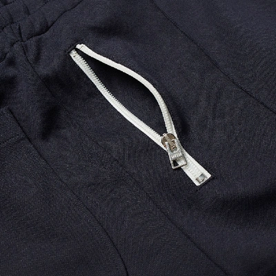 Shop Ami Alexandre Mattiussi Ami Zip Detail Track Pant In Blue