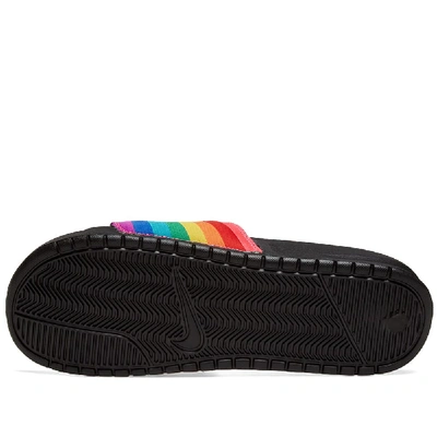 Shop Nike Benassi Jdi In Black