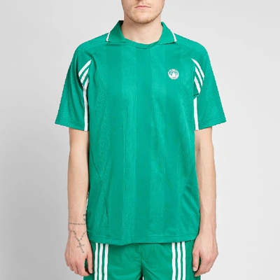 Shop Adidas Consortium X Oyster Logo Tee In Green