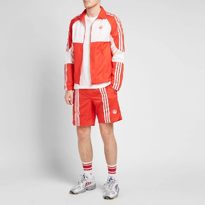 Shop Adidas Consortium X Oyster Track Top In Red