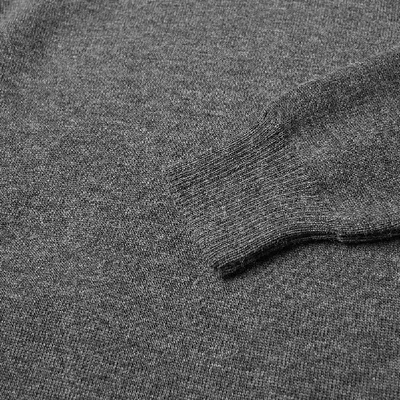 Shop Armor-lux 01901 Fouesnant Crew Knit In Grey