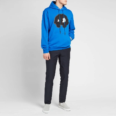 Shop Mcq By Alexander Mcqueen Mcq Alexander Mcqueen Monster Popover Hoody In Blue