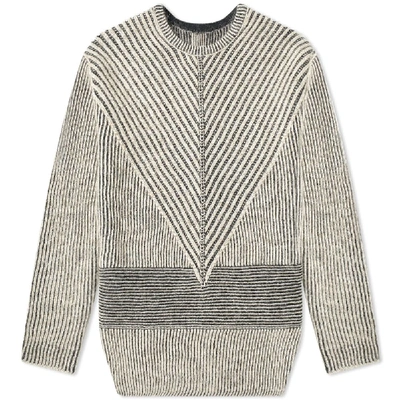 Shop Rick Owens Fisherman Knit In Grey