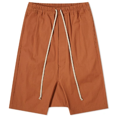 Shop Rick Owens Rick's Pods Short In Orange