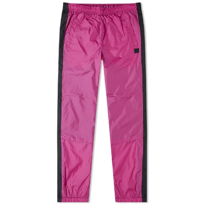 Shop Acne Studios Phoenix Face Track Pants In Pink