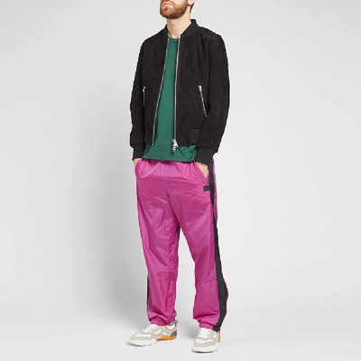Shop Acne Studios Phoenix Face Track Pants In Pink