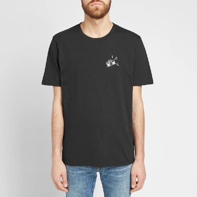 Shop Saint Laurent Radio Tee In Black