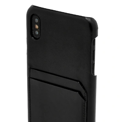 Shop Saint Laurent Ysl Metal Logo Iphone Xs Max Case In Black