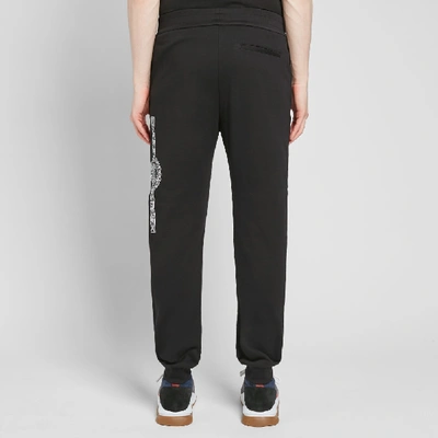 Shop Versace Printed Logo Sweat Pant In Black