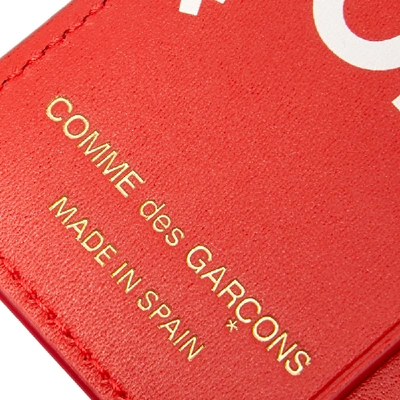 CDG Huge Logo Wallet Sa0641Hl (Red)