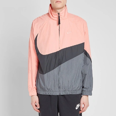To seek refuge Walnut Mercury Nike Big Swoosh Woven Jacket In Pink | ModeSens