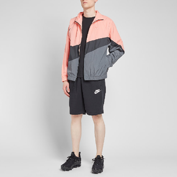 nike big swoosh jacket pink