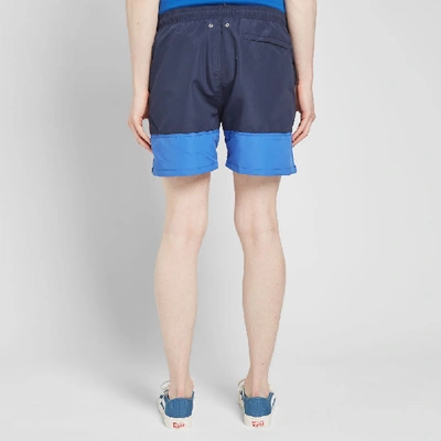 Shop Norse Projects Hauge Colour Block Swim Short In Blue