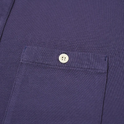 Shop Albam Cotton Pullover Shirt In Blue