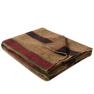 Shop Puebco Universal Recycled Fabric Blanket In Brown