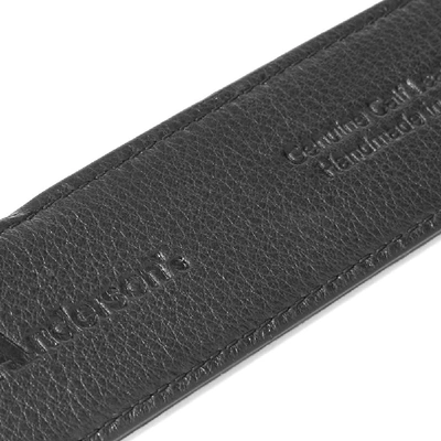Shop Anderson's Full Grain Leather Belt In Black