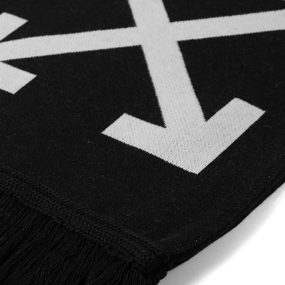 Shop Off-white Thermo Man Scarf In Black
