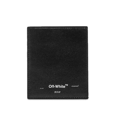Shop Off-white "logo" Card Holder In Black