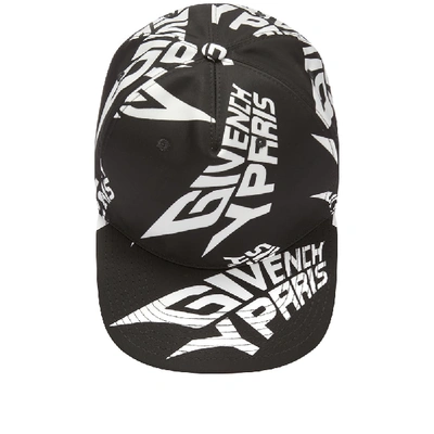 Shop Givenchy Extreme Logo Curved Peak Cap In Black