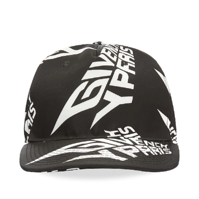 Shop Givenchy Extreme Logo Curved Peak Cap In Black