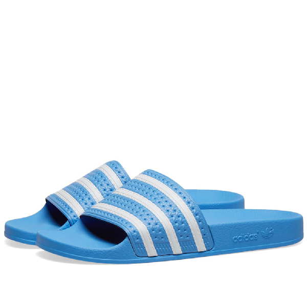 adidas adilette slides blue