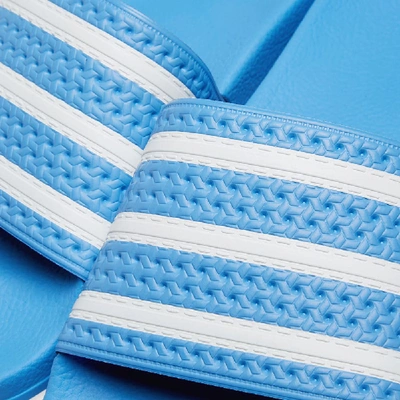 Shop Adidas Originals Adidas Adilette In Blue